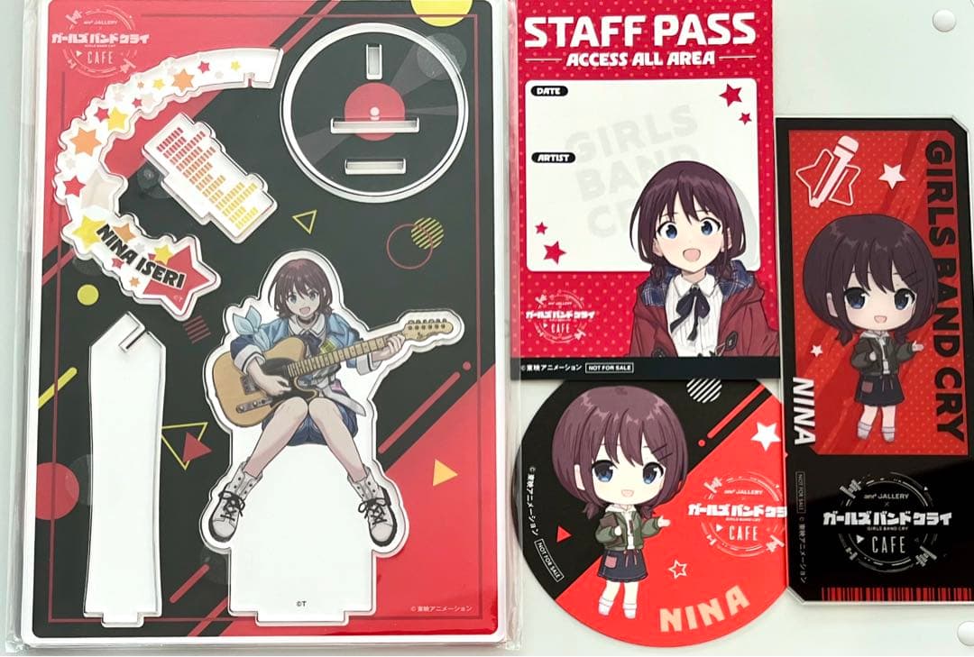 ガールズバンドクライ and GALLERY コラボカフェ 井芹仁菜 セット