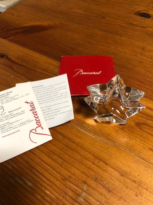 石島バカラのスター型置物 石島様専用バカラのスター型置物 - メルカリ