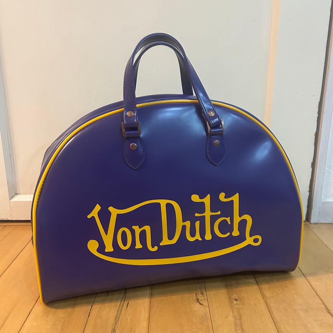 ☆ von dutch ☆ボンダッチ ボストンバッグ　パープル イエロー　Y2K 2026年最新】Von Dutch ボストンバッグ・旅行用バッグの人気アイテム