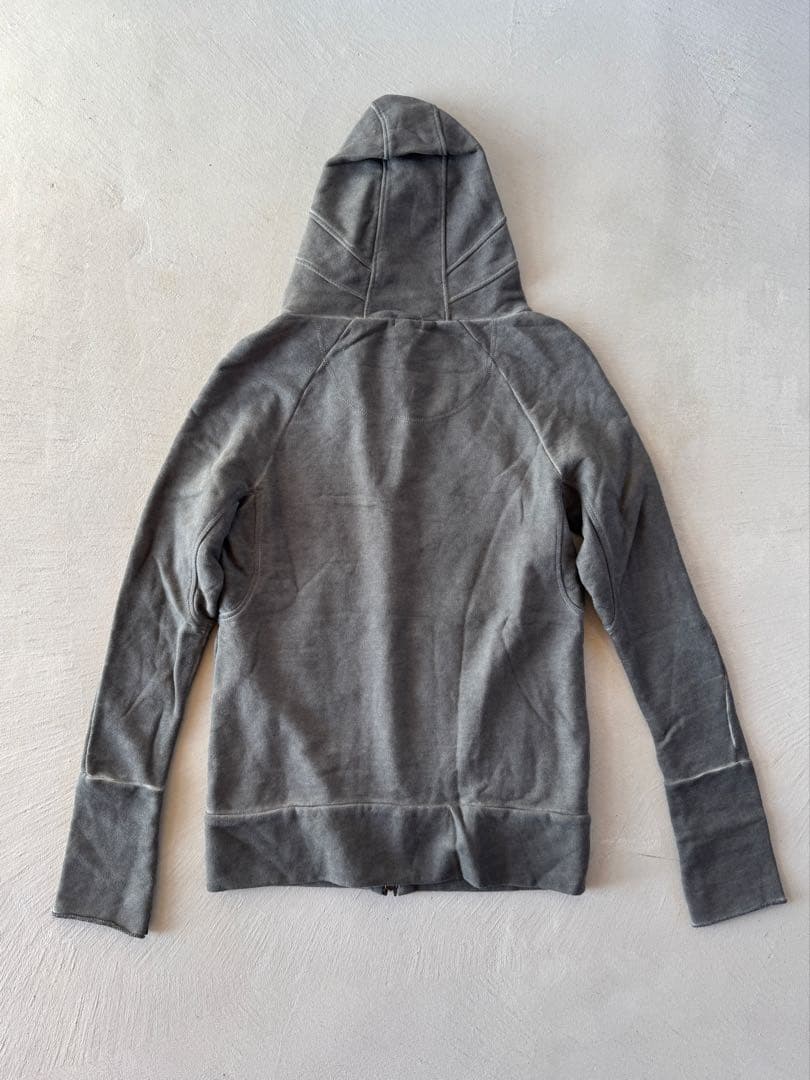 《TRANSIT PAR SUCH》ジップアップパーカー グレー(mt109)