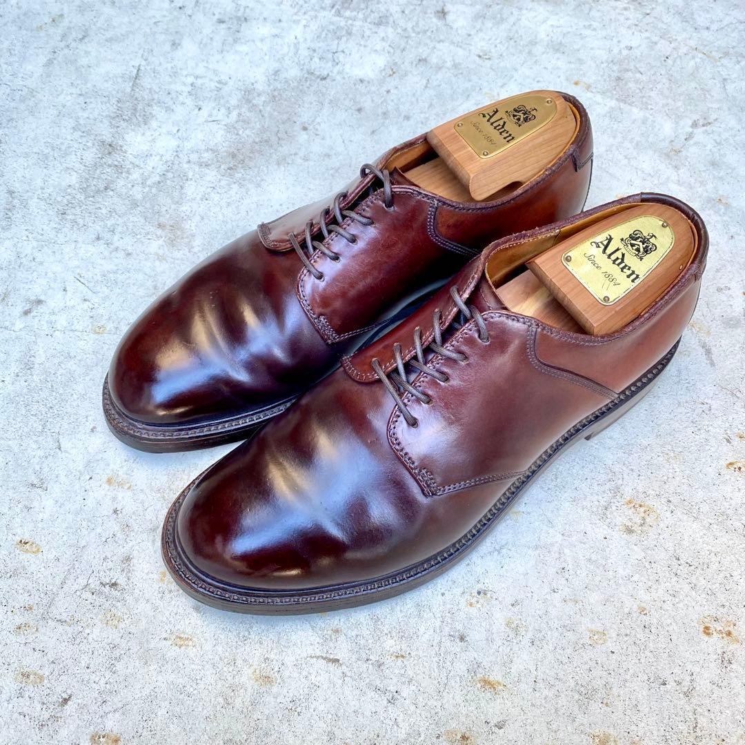 ka-joe様Alden9976☆サイズ7D☆コードバン☆バーガンディ☆プレーン