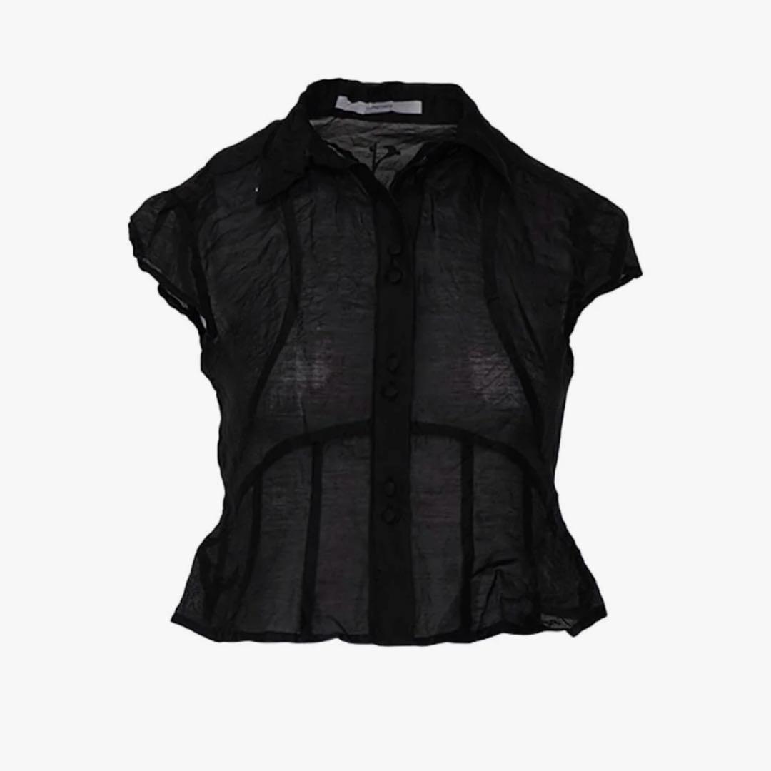 トップス THEREDTHREAD Spuff sleeve tops lightning THEREDTHREAD / ザレッドスレッド】S puff sleeve tops lightning