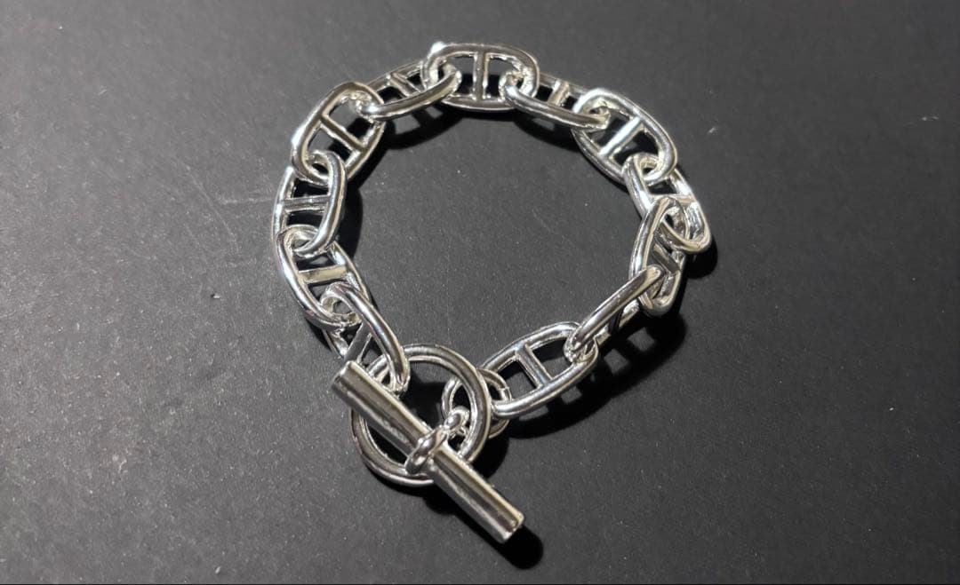 s925刻印 アンカーチェーンブレスレット - メルカリ