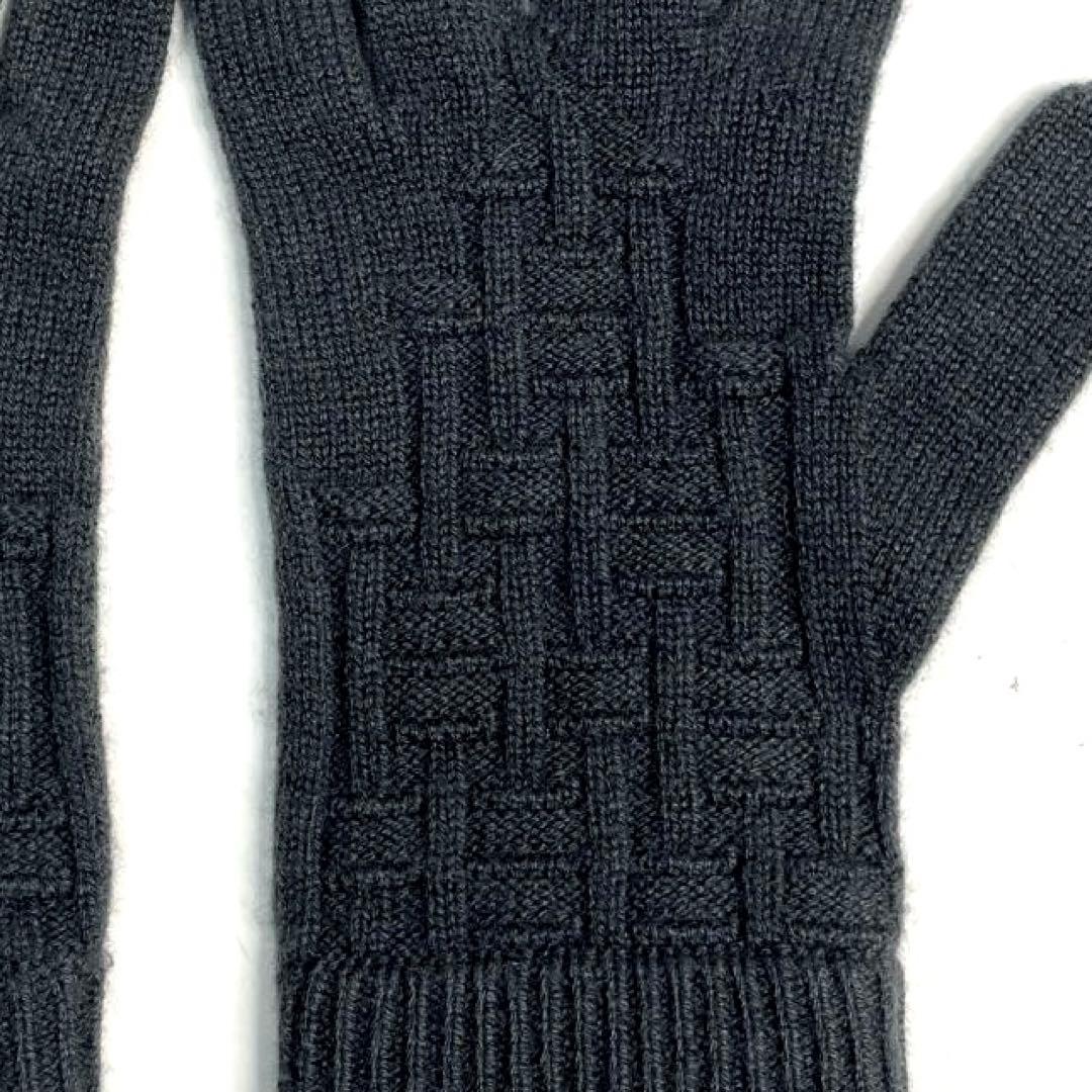 エルメス カシミア 手袋 グローブ M H柄 トリマイヨン - メルカリ