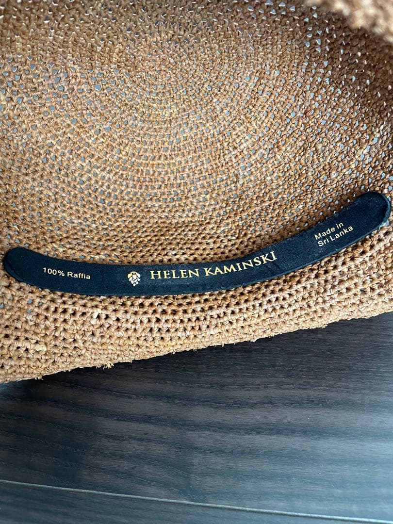 HELEN KAMINSKI］ 麦わら帽子 ブラウン - メルカリ