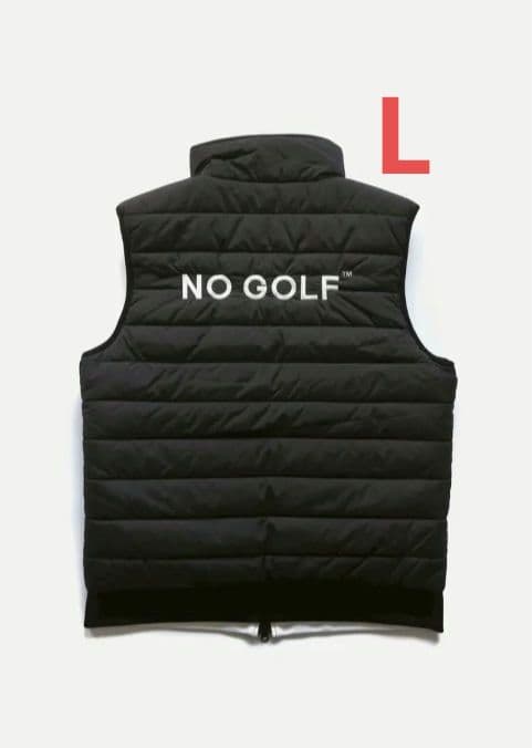 CLUBHAUS NO GOLF™ NO COFFEE™ ベスト L NO GOLF PADDED RIVERSIBLE VEST | NO COFFEE
