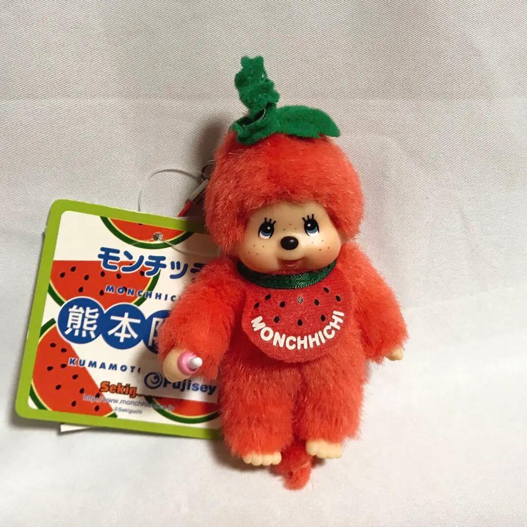 モンチッチ ご当地 熊本 スイカ ぬいぐるみストラップ - メルカリ