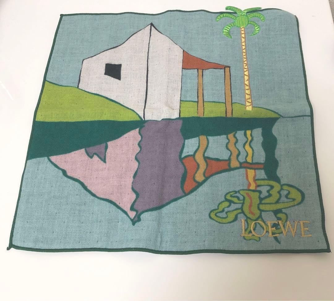 新品未使用 ロエベ LOEWE クラフテッド ワールド展 タオル ハンカチ3枚