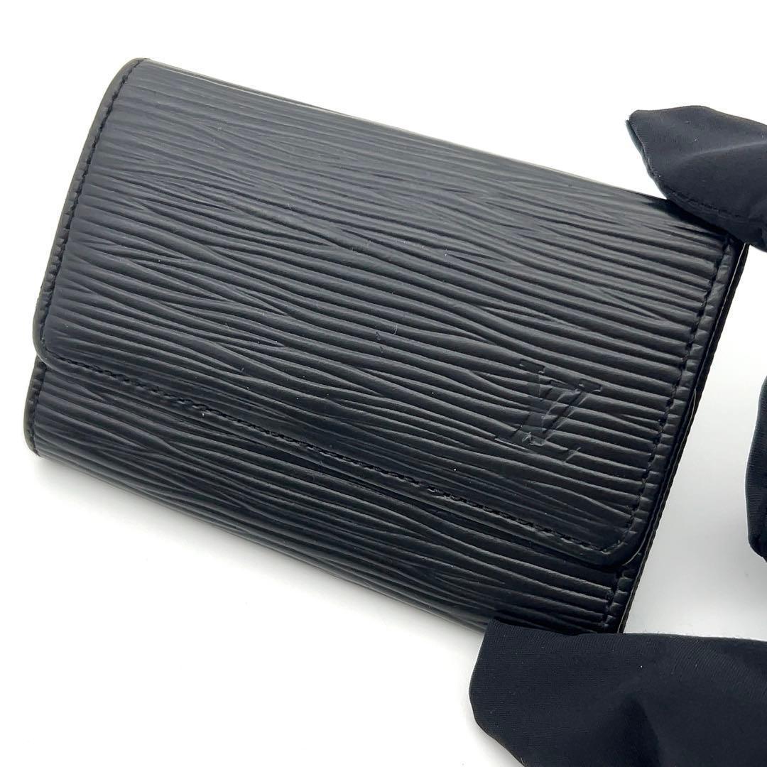 極美品☆ルイヴィトン エピ キーケース ミュルティクレ 6連フック 黒