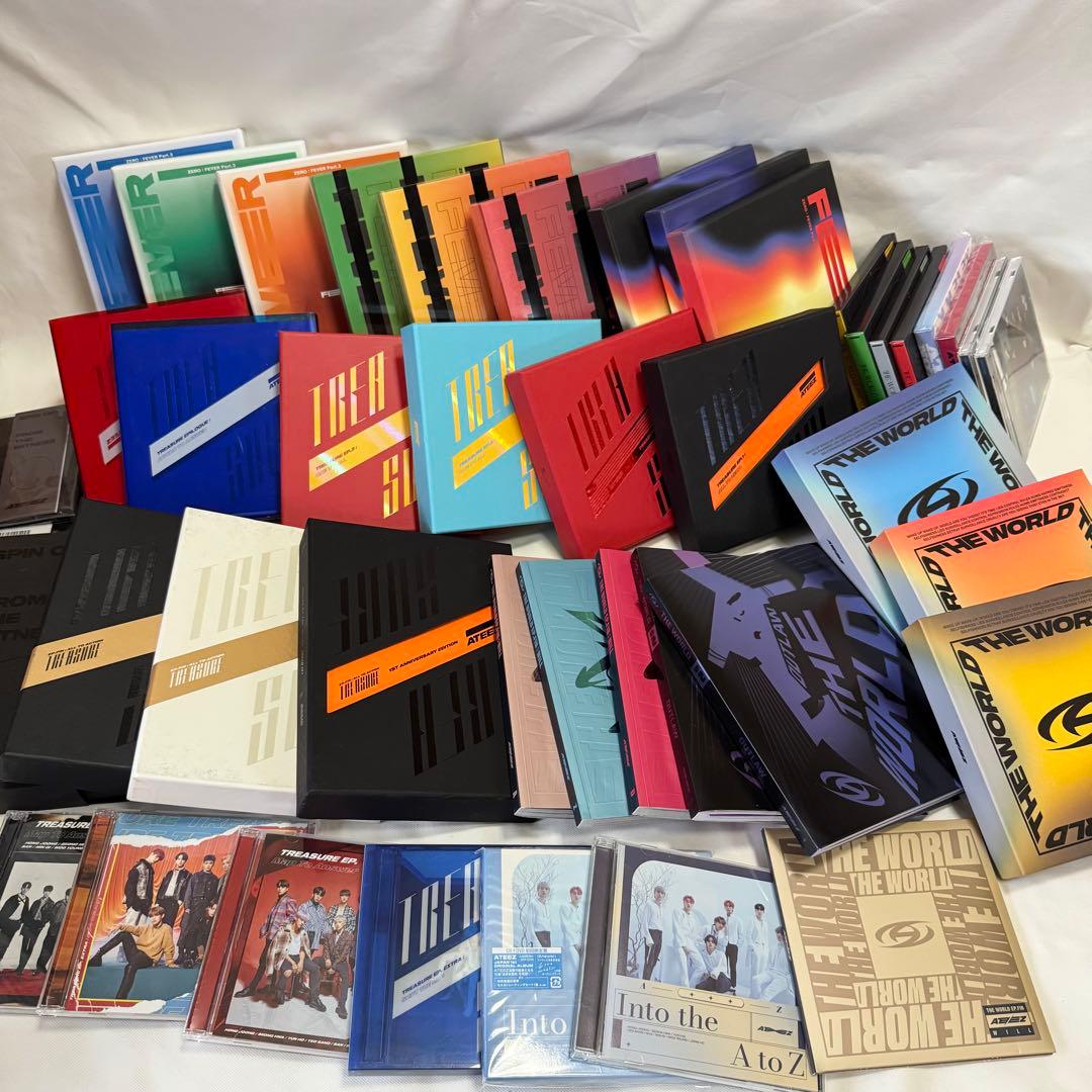 ATEEZ アルバム セット まとめ売り レア ATEEZ TREASURE アルバム まとめ売り - メルカリ