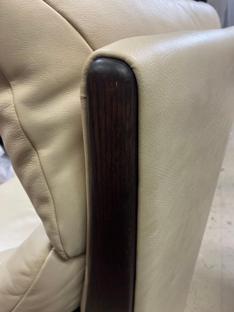 karimoku カリモク ZT71モデル レザー 1人掛けソファ 1P 肘掛け - メルカリ