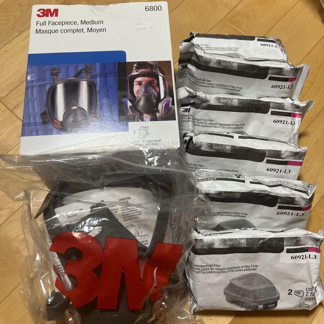 3M 防毒マスク　6000F フィルター6セット付き 楽天市場】3M 防毒マスク 全面形面体 日本 国家検定合格 6000F : 安全