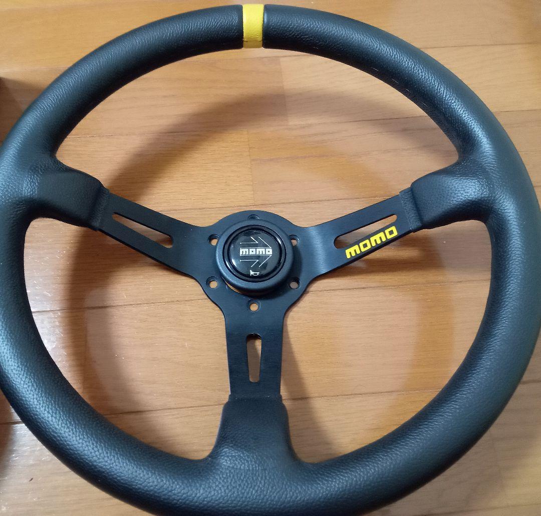 momo ステアリング ディープコーン モモ形状 MOMO ディープコーン 競技用 ステアリング 35Φ350mmスタンス