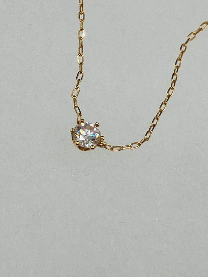 オレフィーチェ　メアリーネックレス　0.15ct　YG