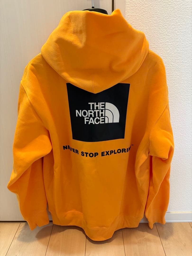 THE NORTH FACE オレンジ パーカー XL - メルカリ