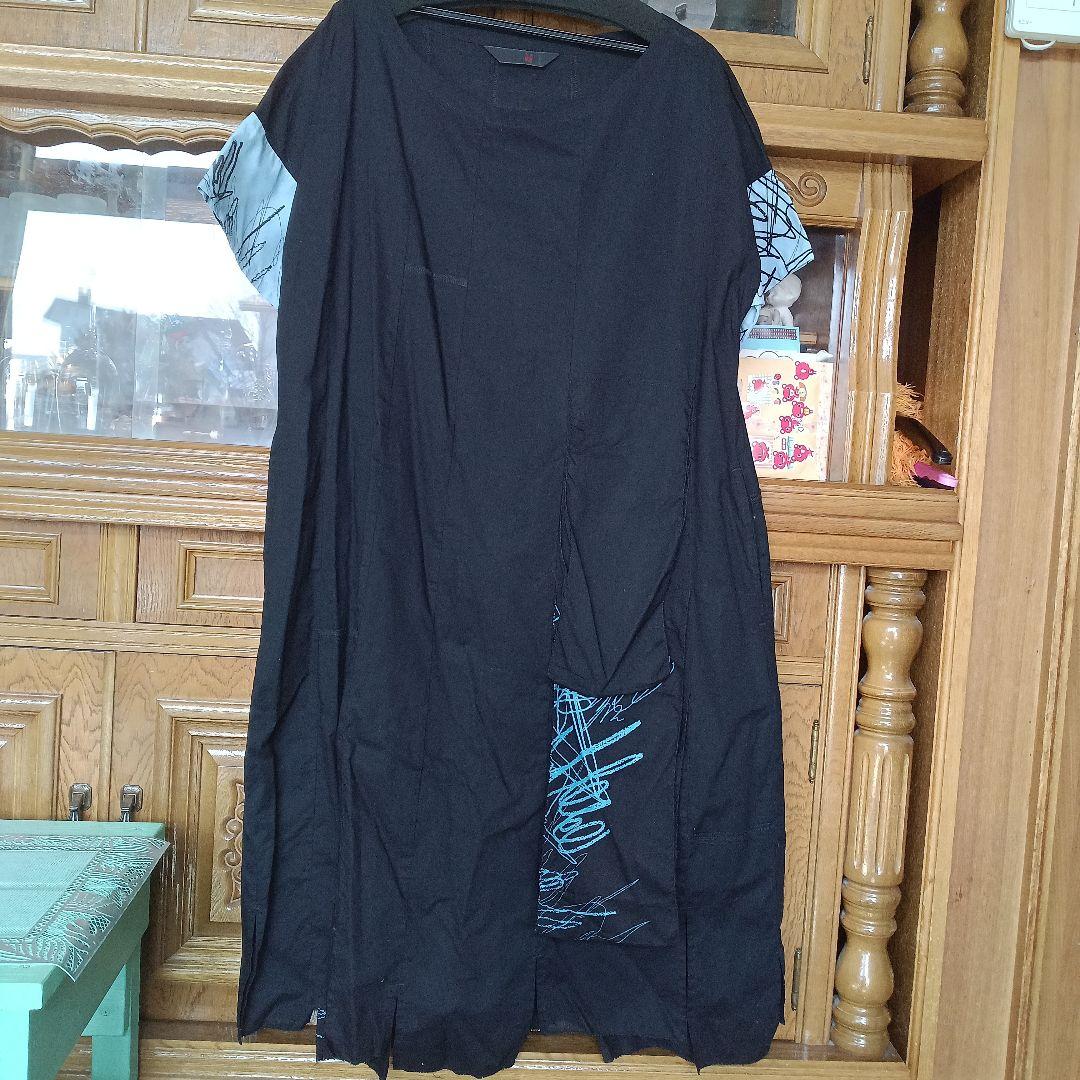 萌 モユル MOYURU コットン デザインワンピース - メルカリ