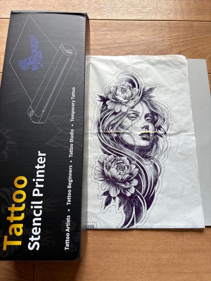 その他 Tattoo stencil printer TatTech Tattoo Stencil Printer with 20pcs Transfer Paper,Portable