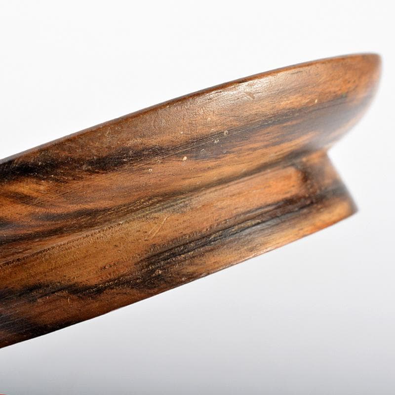 大陸様専用 永楽善五郎作 鉄絵 蜻蛉文 内銀張 盃 黒柿盃台付 D R5937