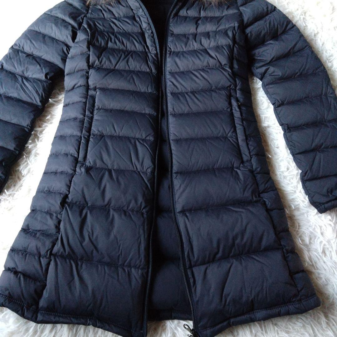 美品✨デュベティカ ネイビー40 オチロエトレ マット ファーフード