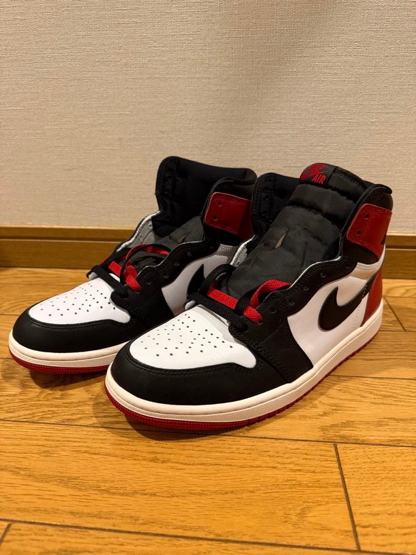 靴 Nike Air Jordan 1 High OG Black Toe Jordan 1 Retro High OG Black Toe Reimagined Men's - DZ5485-106 - US