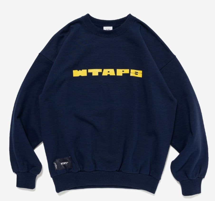 25AW WTAPS BRICK SWEATER NAVY XL スウェット - メルカリ