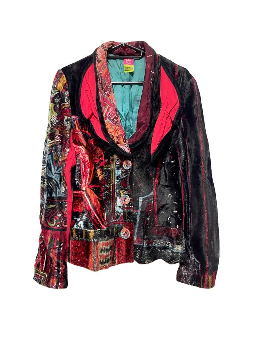 SAVE THE QUEEN 平成ギャルy2k カラフルテーラードジャケット - メルカリ