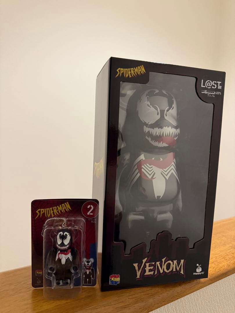 ハッピーくじラストワン賞　ヴェノム400% ハッピーくじ ベアブリック ヴェノム400%ラストワン賞 | トレカ