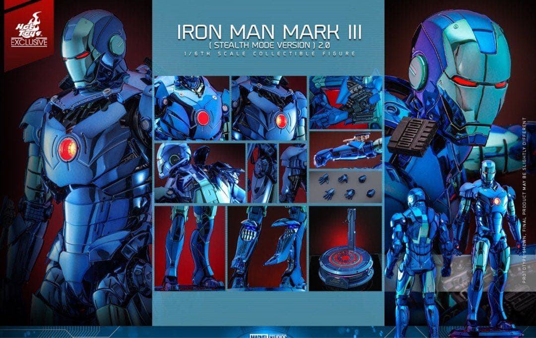 ホットトイズ MMS814D71 アイアンマン・マーク3ブルー・ステルス版2.0