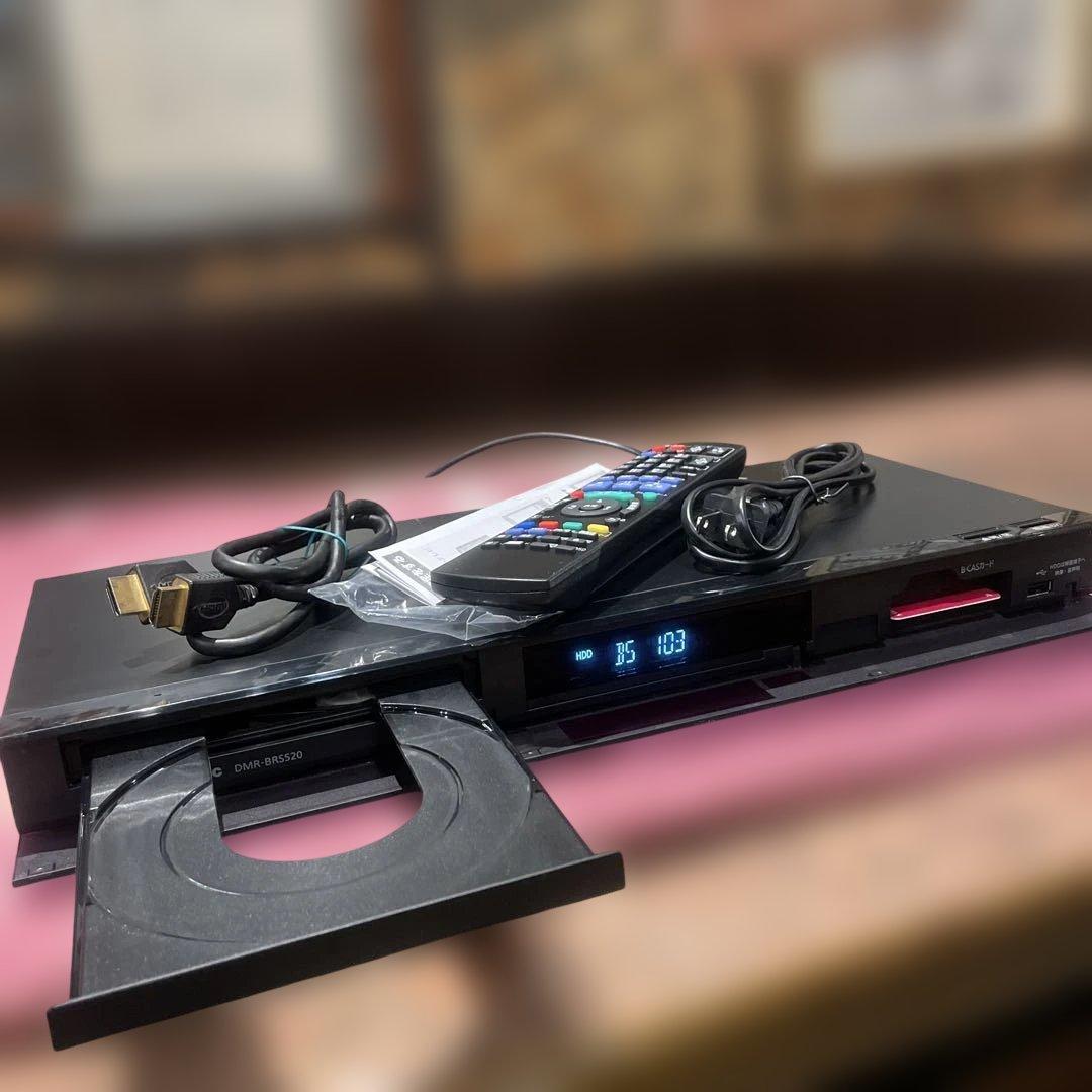 パナ DMR-BRS520 3D対応 15倍録画 500GB　新品リモ等付！