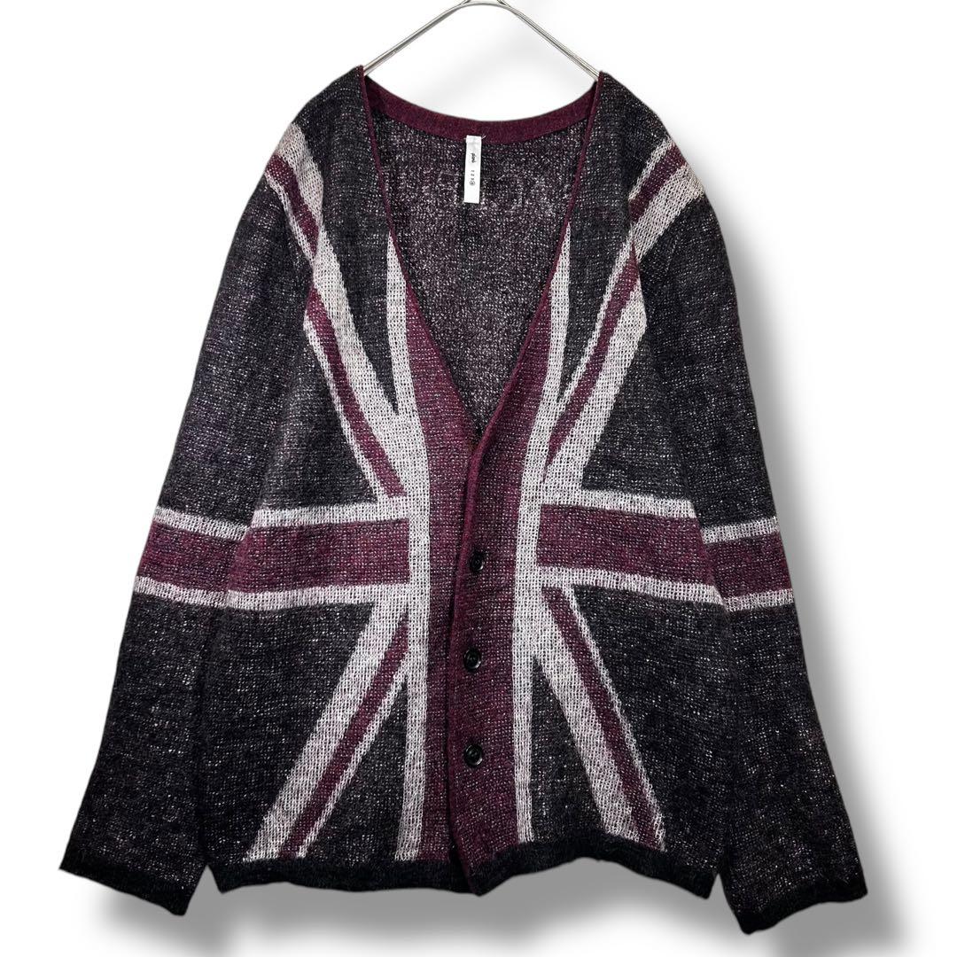 TOMO 様専用 glamb グラム ユニオンジャック柄ニットカーディガン