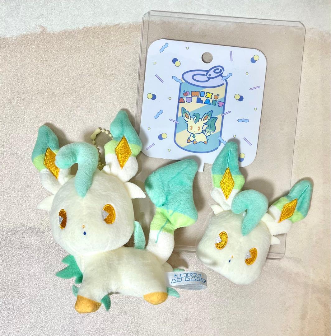 レア リーフィア ミックスオレ マスコット バッジ ポケモンぬいぐるみ
