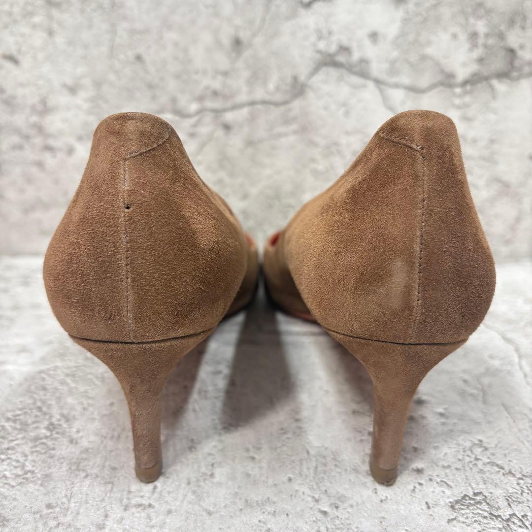 美品】Santoni サントーニ スエード パンプス 37 イタリア製