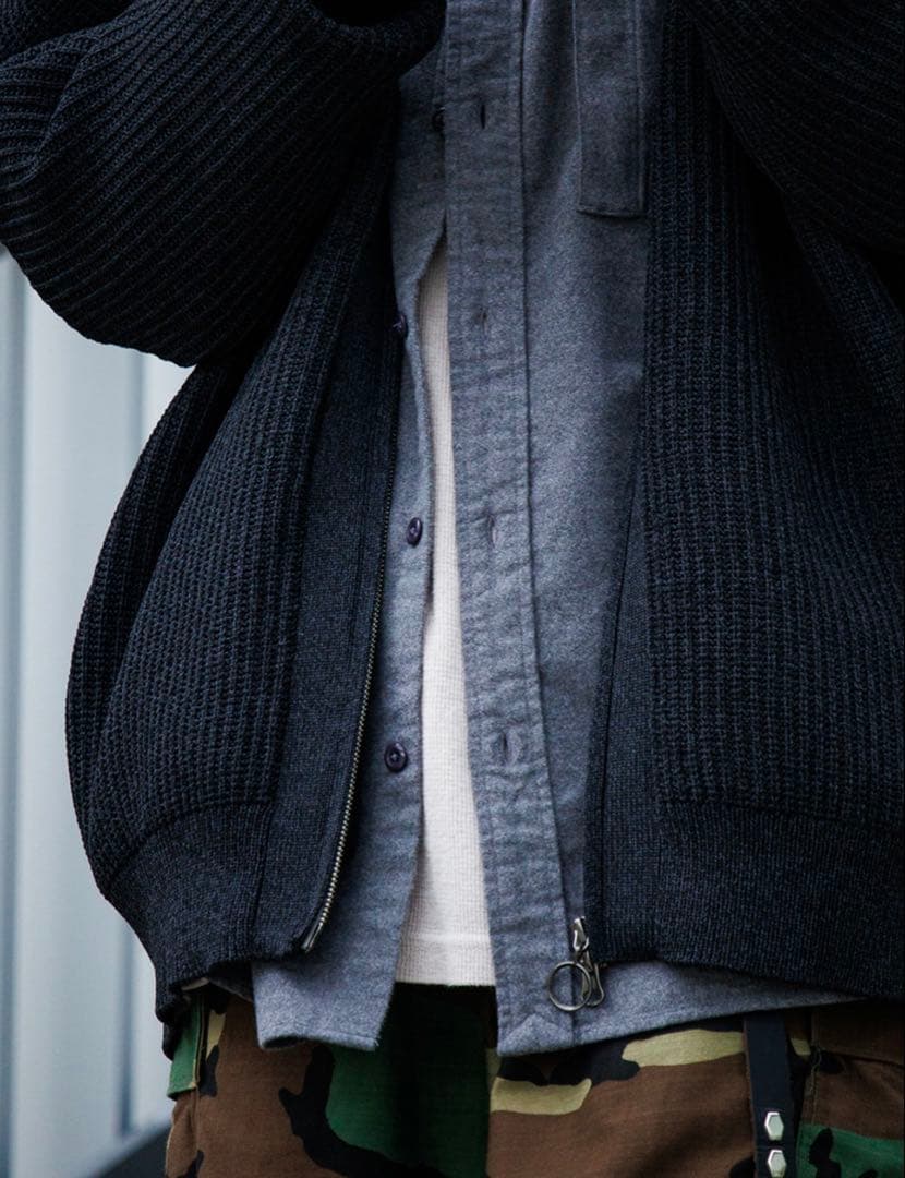 ナナミカ 25SS 5G ZipCardigan ノースフェイスパープルレーベル - メルカリ