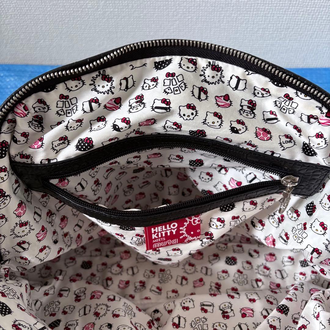 レア⬛︎ハローキティ⬛︎muta⬛︎ボストンバッグ⬛︎コラボ⬛︎レザー