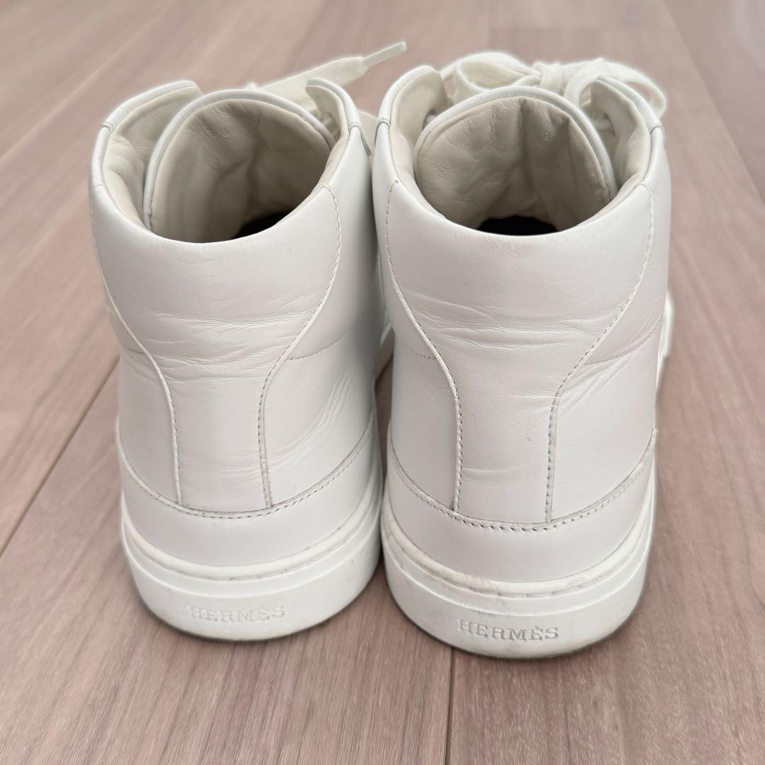 HERMES エルメス　ハイカットスニーカー　ケリーバックル38（25.0cm）