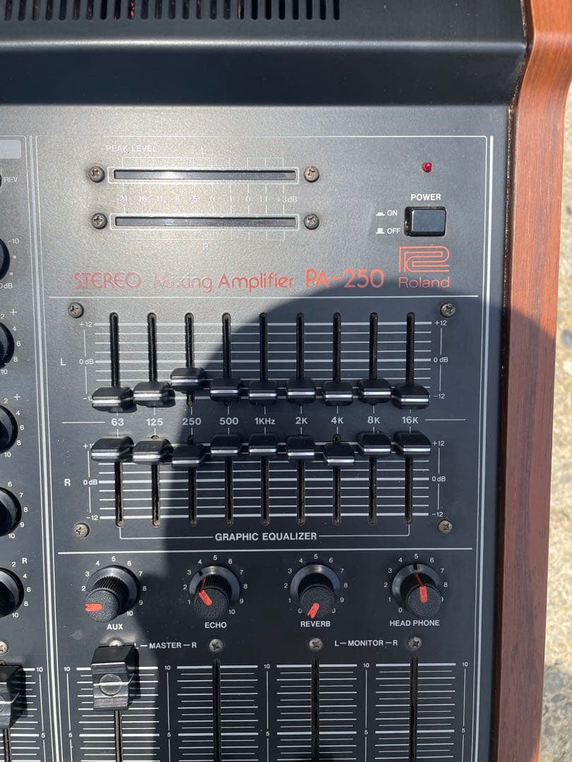 希少】Roland mixing amplitier モデル:PA-250 - メルカリ