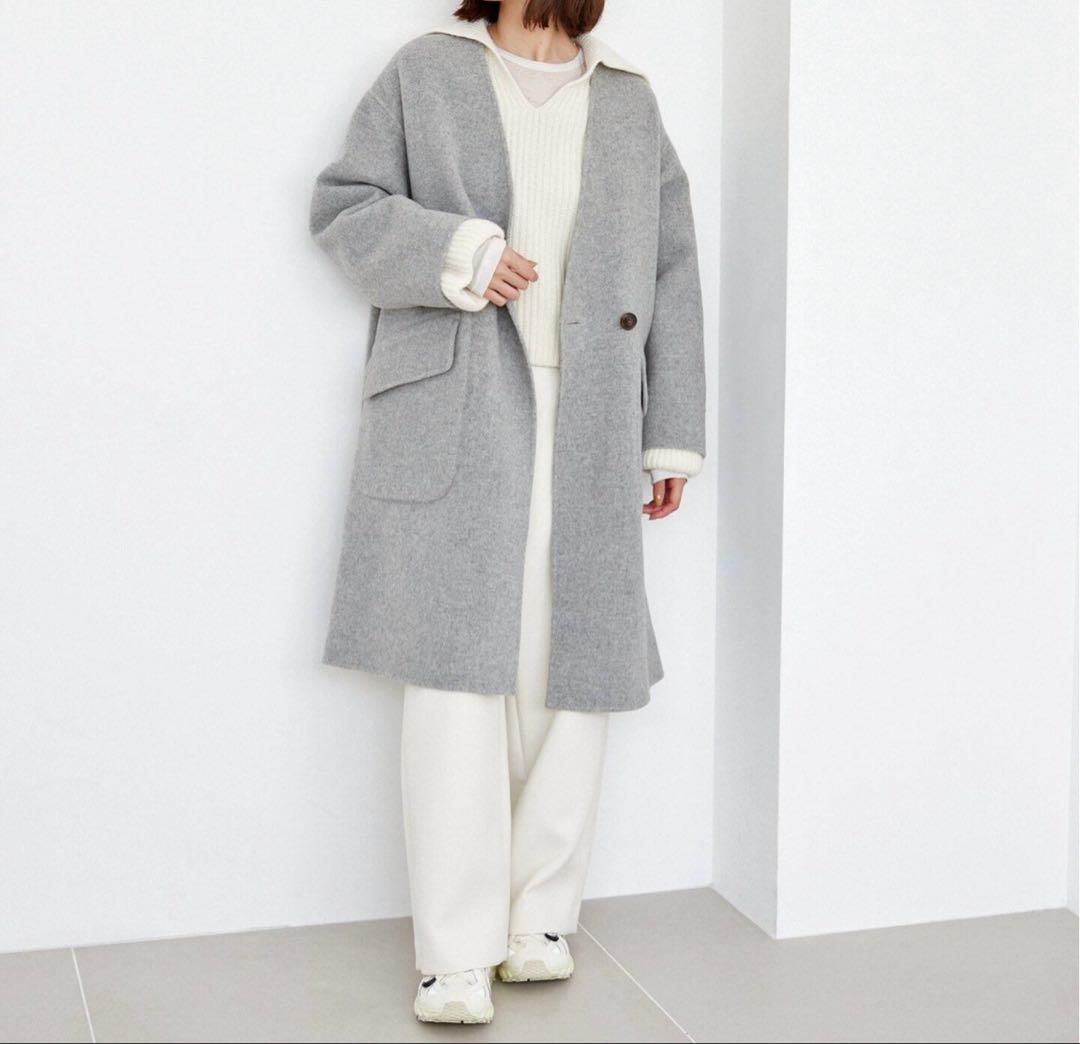 IENA ダブルフェイスVネックコート モッサーダブルフェイス Vネックコート | イエナ(IENA) | マルイウェブ