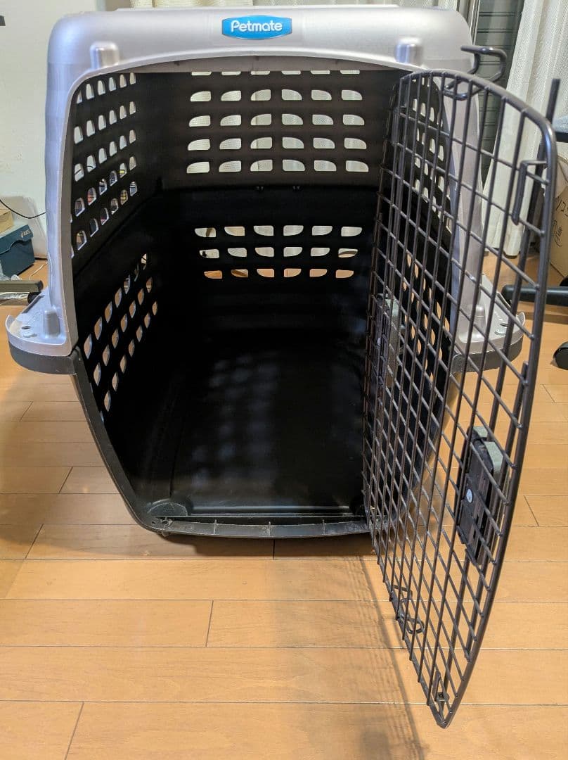 【引き取り限定】Petmate 犬用ケージ グレー・ブラック　大型犬用 Petmate スカイケンネル Gサイズ | Dog,クレート・キャリー,大型犬用