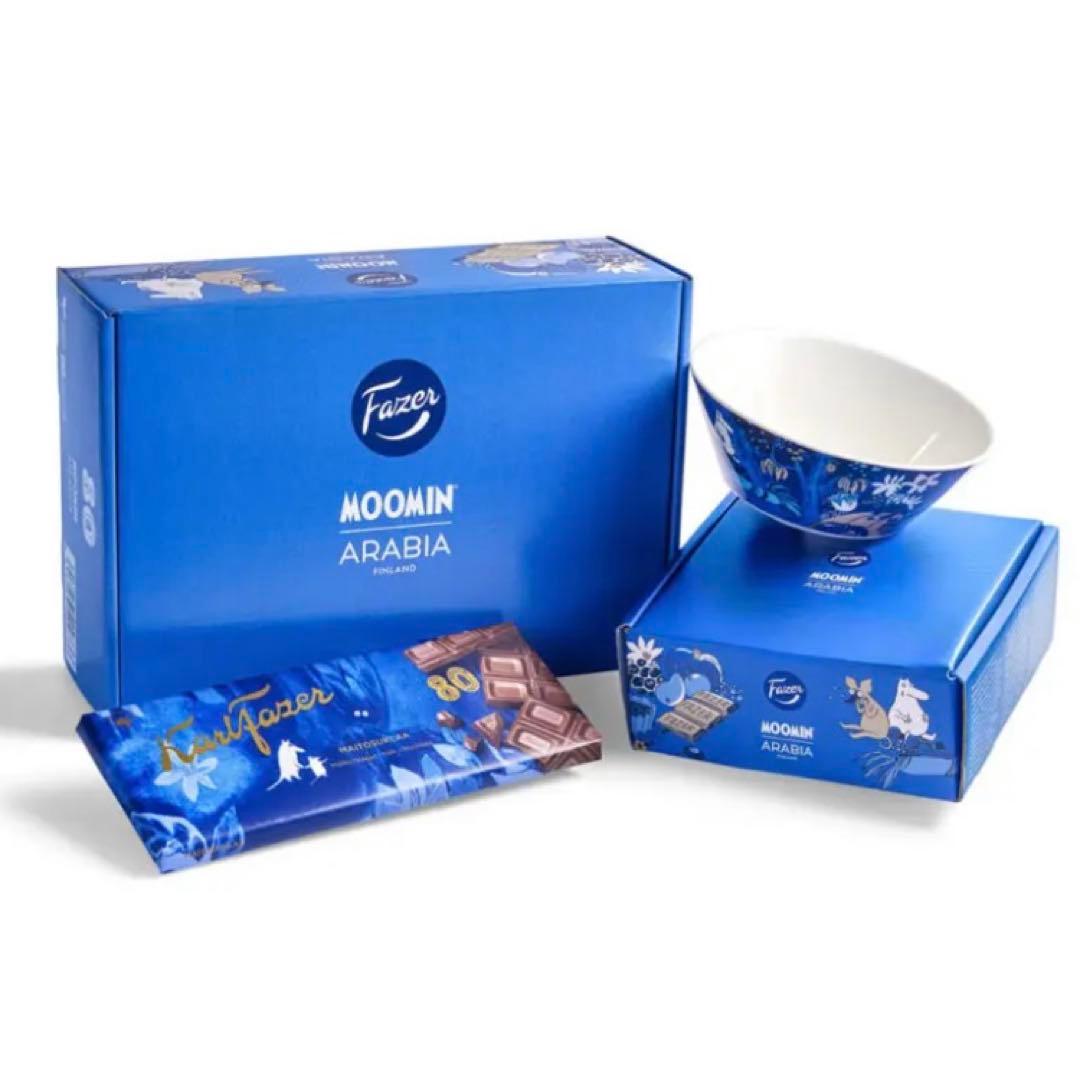 アラビア ムーミン 生誕80周年記念 ボウル＆ファッツェル チョコレート