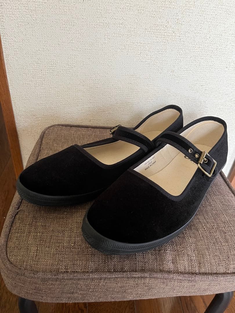 Orcival ストラップシューズ　ブラック　25.0cm