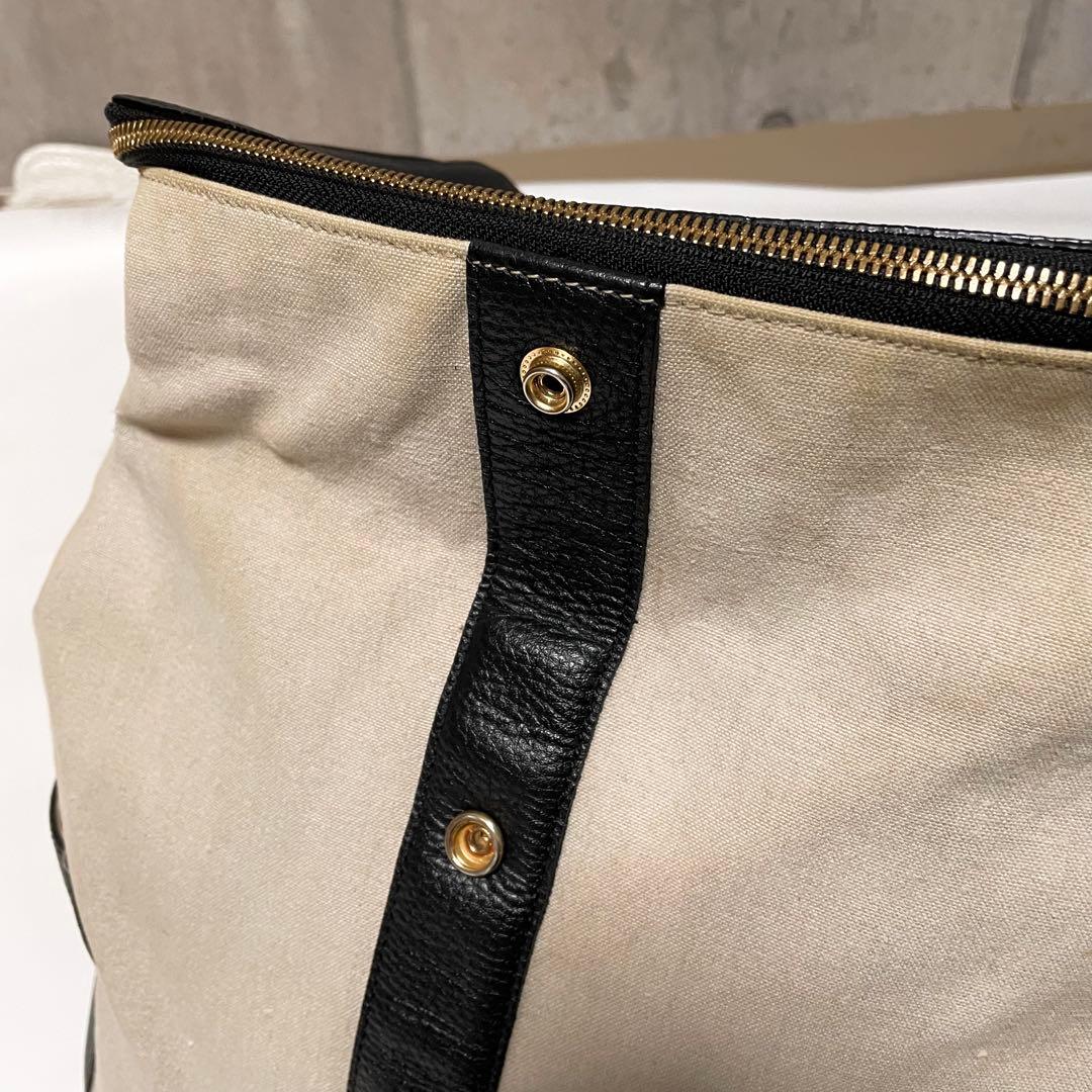 アタオ リュック バックパック マッシュルーム リネン レザー バイ