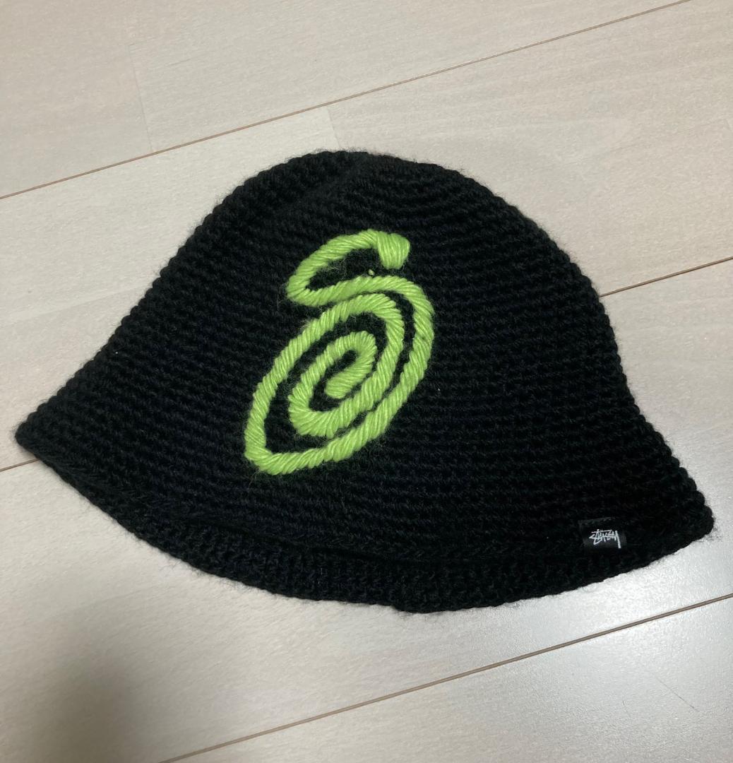 STUSSY Swirly S Knit Bucket ニット バケットハット - メルカリ