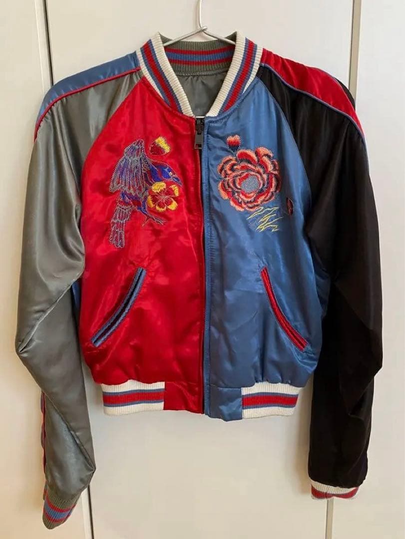 DIESEL スカジャン リバーシブル 刺繍 レディース DIESEL（ディーゼル） 両面刺繍デザイン リバーシブル スカジャン