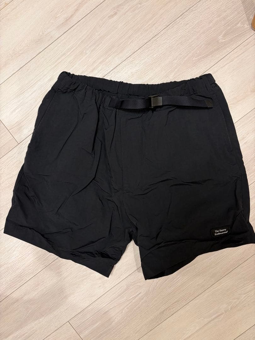 ENNOY 黒 ナイロン ショートパンツ - メルカリ