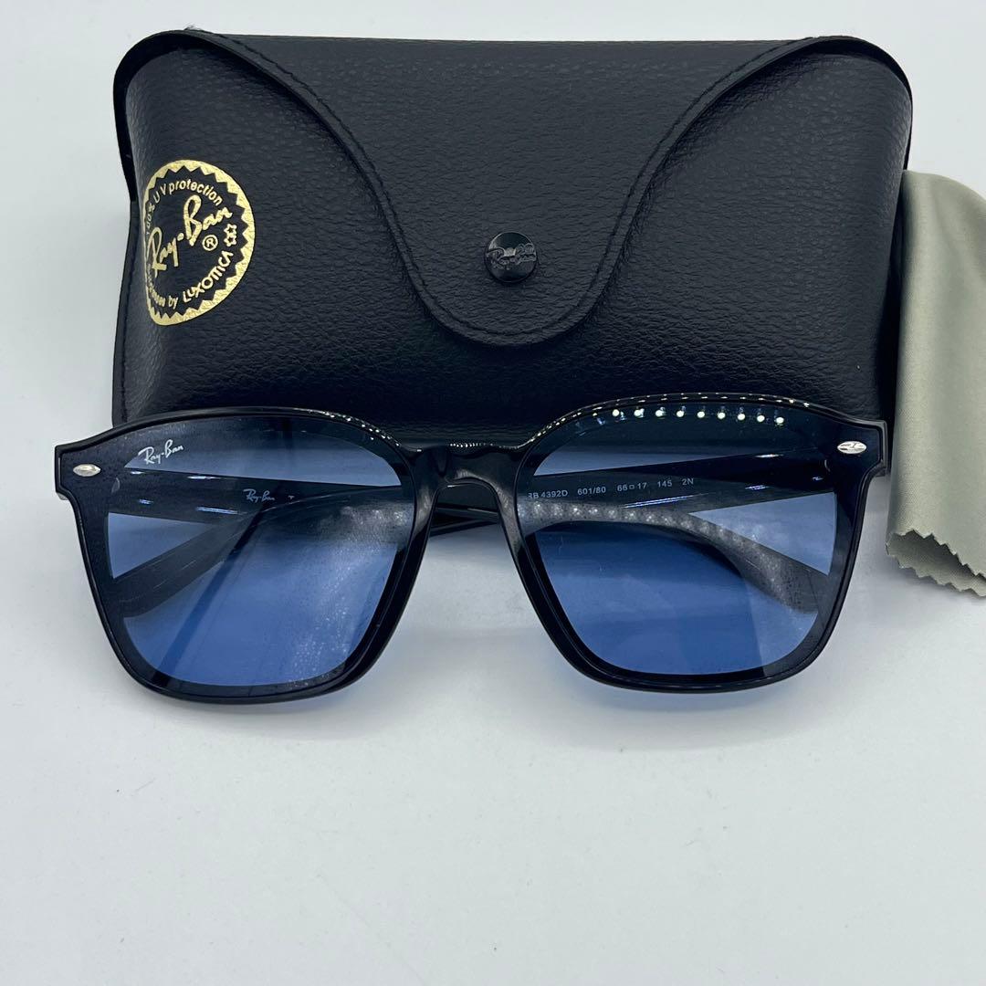 レイバン 4392D 66-17 ブルーレンズ - メルカリ