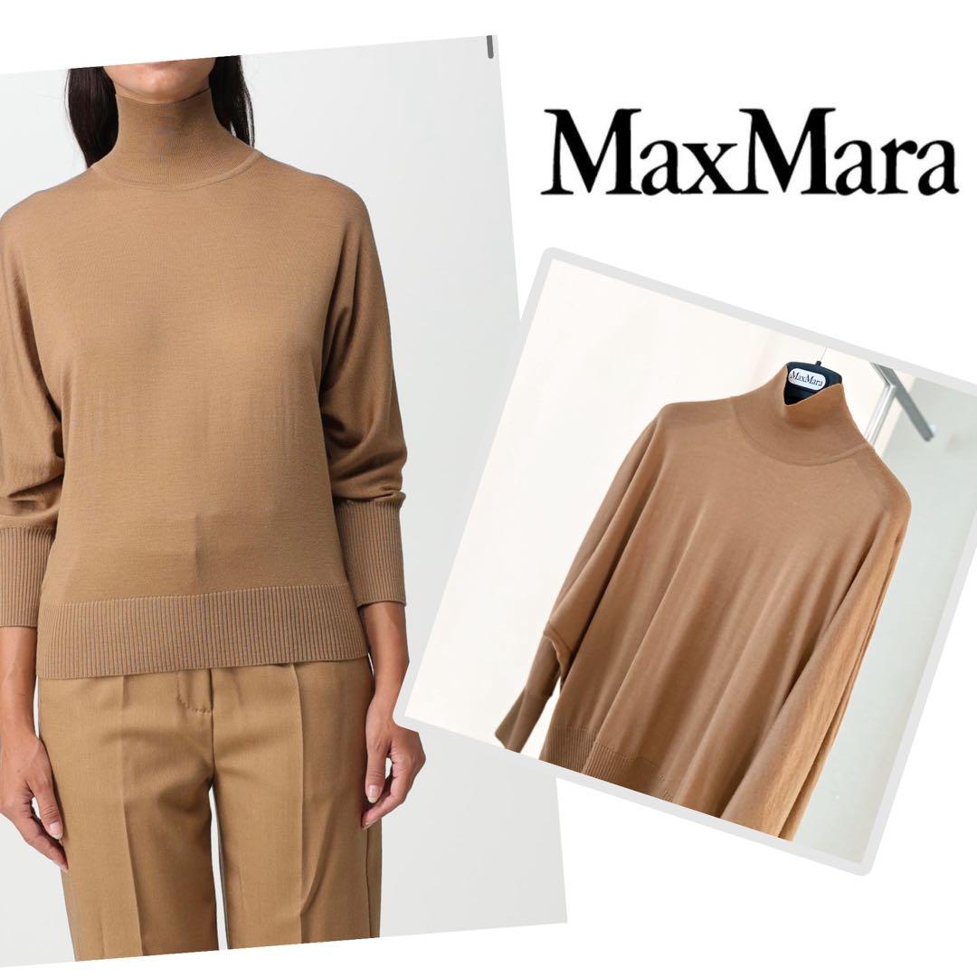 ★新品同様★マックスマーラ MaxMara ニット トップス★ ☆MAX MARA PLATO WOOL CASHMERE JEWEL KNIT ニット セーター (Max