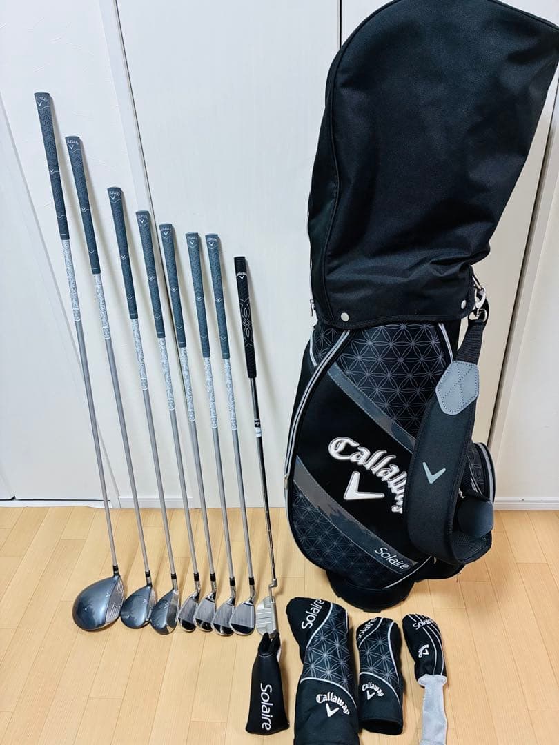 【みー】ゴルフクラブ レディース セット ソレイル 現行モデル 8本 L ソレイル クラブセット(8本セット) レディス(クラブセット（単品