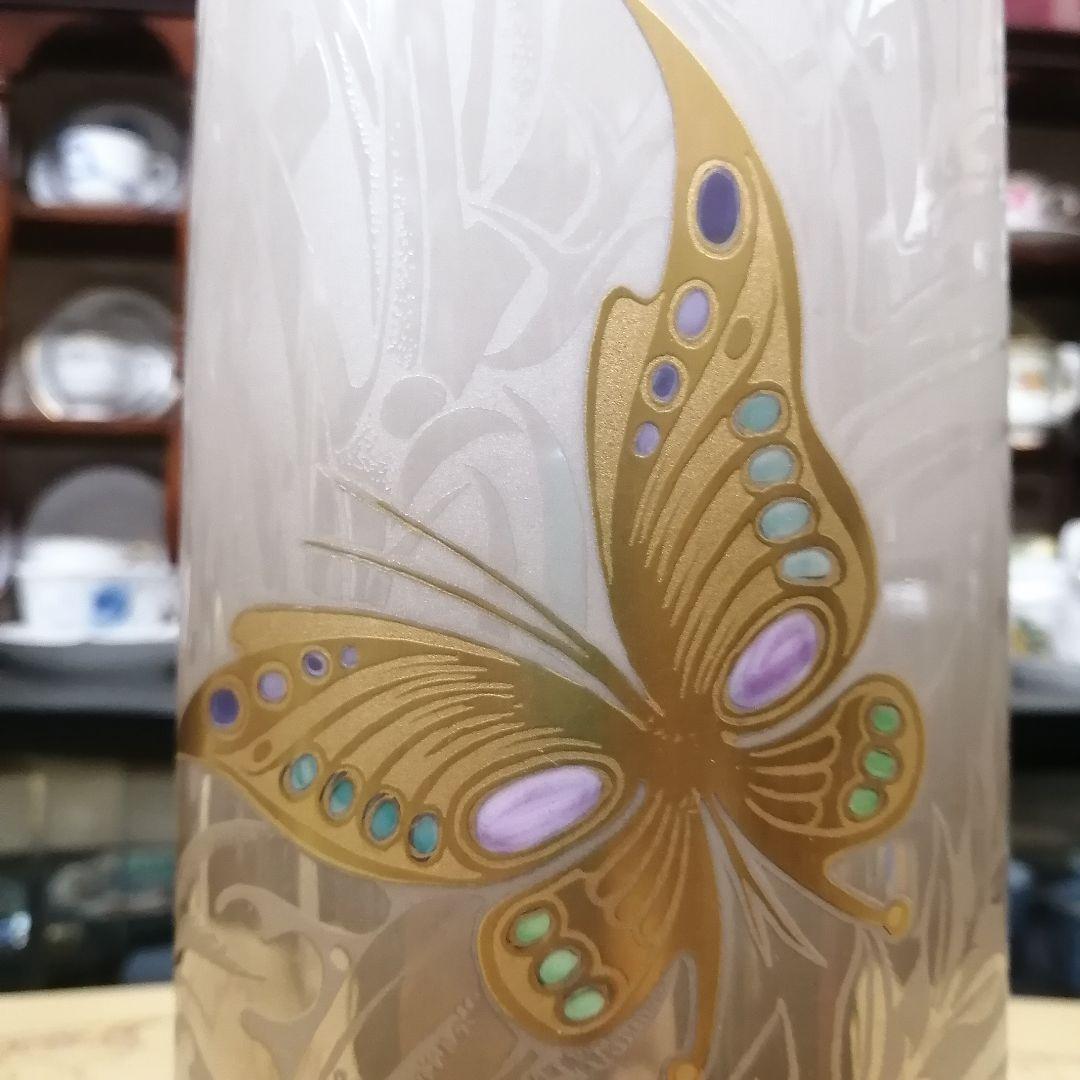 イタリア アートモルベッリ 花瓶 金彩 金蝕 陶磁器 - メルカリ