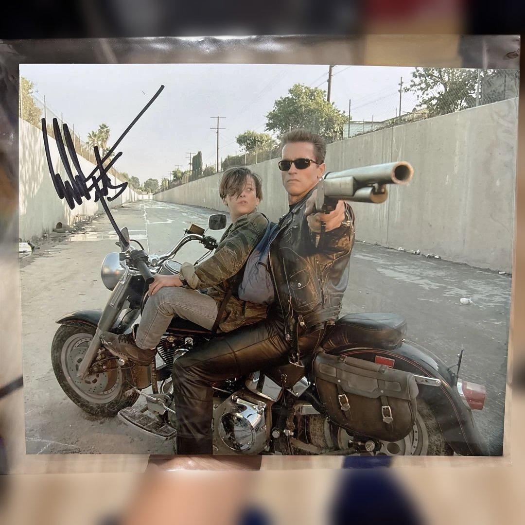 直筆本物】ターミネーター ジョンコナー役 エドワードファーロング