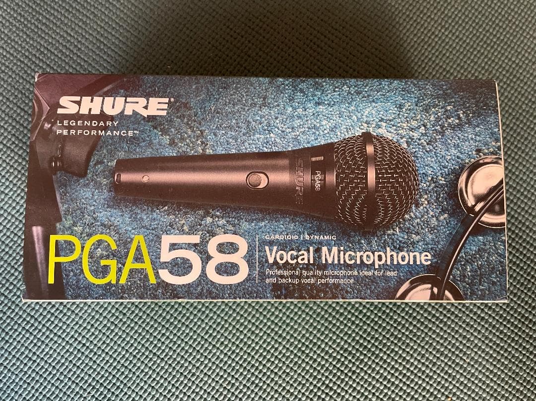 【新品未使用】SHURE PGA58 ダイナミックマイク Amazon.co.jp: SHURE ダイナミック ボーカルマイクロフォン XLR